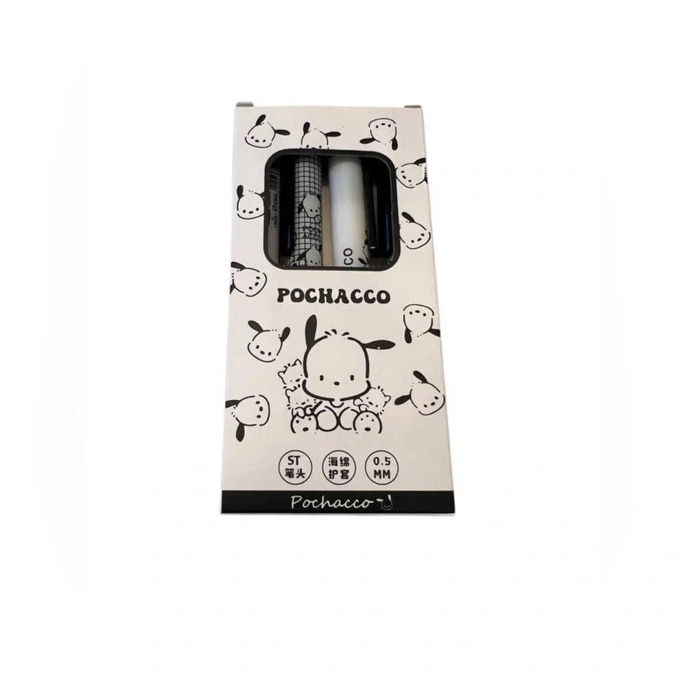 Sanrio Pochacco Black and White Gel Pen Set